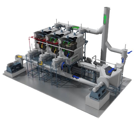 日常维护活性炭纤维吸附回收设备